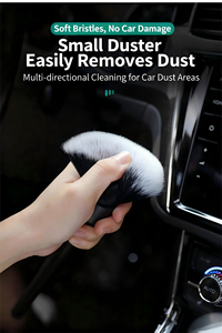 Spazzola per Dettagli <span class=keywords><strong>Interni</strong></span> Auto in Microfibra Super Morbida Kfeier Carclean con Asta in ABS 16/24cm 150g - Multifunzione per Lavaggio e <span class=keywords><strong>Pulizia</strong></span> Auto - Product Image 4