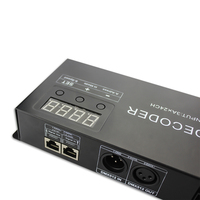 Contrôleur d'éclairage de scène DMX512 DC5-24V, 24 canaux, bande LED RVB, décodeur DMX512