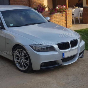 Alerón Delantero Negro Brillante para Automóvil, Difusor, Kit de Carrocería Tuning para BMW Serie 3 E90 E91 M-Tech 320i 330i 2005-2008 - Product Image 6
