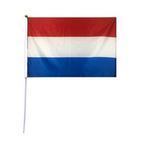 Drapeau des pays-bas drapeaux nationaux hollandais à Double couture Polyester avec œillets en laiton drapeau néerlandais