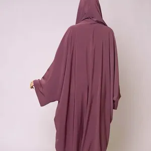Robe musulmane pour femmes, kaftan pakistanais, abaya, robe + hijab, vêtements <span class=keywords><strong>de</strong></span> prière islamiques arabes, tenues <span class=keywords><strong>de</strong></span> Dubaï, OEM/personnalisé - Product Image 3