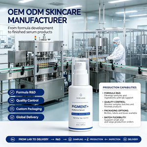 Suero Facial con Niacinamida, Glutatión y Vitamina C para el Cuidado de la Piel, Suero Iluminador, Marca Privada OEM - Product Image 5