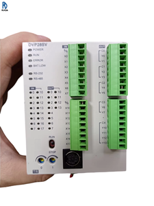 คอนโทรลเลอร์ลอจิกแบบตั้งโปรแกรมได้คุณภาพสูง DVP28SV11T PLC อุปกรณ์อิเล็กทรอนิกส์สำหรับระบบอัตโนมัติทางอุตสาหกรรม สำหรับการขายส่ง B2B ระดับโลก - Product Image 1