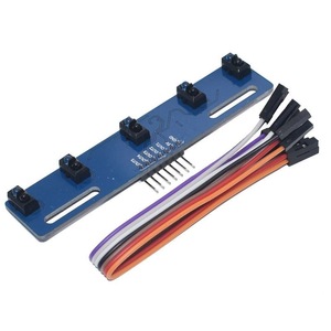 Module de capteur de suivi de ligne à 5 canaux Tcrt5000l infrarouge pour la robotique et les projets électroniques DIY - Product Image 3