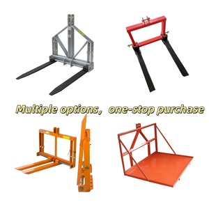 Fourches à palettes robustes à attache rapide 3 points, capacité 750 kg, en acier, <span class=keywords><strong>pour</strong></span> tracteurs et Bobcat - Product Image 6