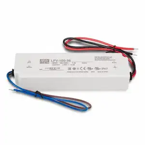 Meanwell Switching Power Supply LPV-100-36 LED Driver 100w 36v DC Power for LED Related Appliance