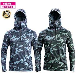 Maillot de pêche performant, prêt à être expédié, personnalisable avec logo, sublimation, haute élasticité, protection solaire, pour jeunes. - Product Image 1