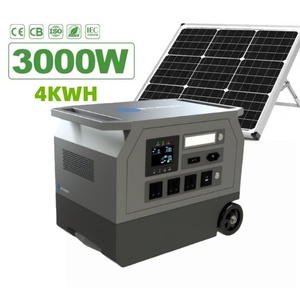 New 4KWh 3000W Solar <b>Generator</b> Portable Lithium Power Station Best Solar <b>Generator</b> Power Banks & Power Station <b>Generator</b> Solar - Product Image 1