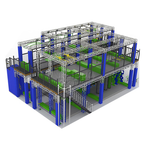 Khóa học Chiến binh Ninja đa cấp thương mại sân chơi trong nhà phiêu lưu công viên thể thao <span class=keywords><strong>Parkour</strong></span> Trò chơi thử thách vượt chướng ngại vật - Product Image 6