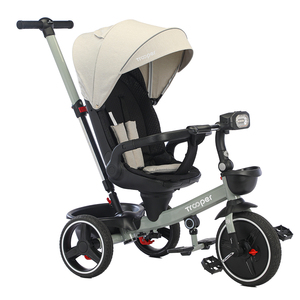 2023 pliant 4 en 1 pédale sécurisée plastico triciclo pour enfants parents pousser bébé tricycle vélo - Product Image 1