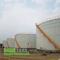 Raffinerie de pétrole réservoir de stockage d'huile cône ou dôme réservoirs de toit pour le stockage de l'asphalte de carburant ou de produits chimiques