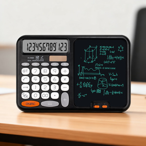 Calculadora multifunción de escritura a mano, fuente de alimentación dual de 12 dígitos para estudiantes, uso en oficina - Product Image 3
