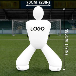 Manichino Gonfiabile da Calcio per Allenamento/Portiere Gonfiabile Barriera per Calci di Punizione per Campo da Calcio - Product Image 1