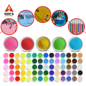 Sabbia Colorata per Parco Giochi per Bambini, Prodotta a Macchina, 40-80 Mesh, per <span class=keywords><strong>Pittura</strong></span> con Sabbia Fatta a Mano, 72 <span class=keywords><strong>Colori</strong></span>, Ecologica, Non Tossica, Durata 1 Anno - Product Image 2