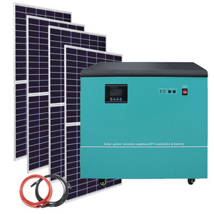 SNADI – Kit <span class=keywords><strong>de</strong></span> système d'énergie solaire Lifepo4 <span class=keywords><strong>de</strong></span> 5000W, facile à déplacer, pour la maison - Product Image 3