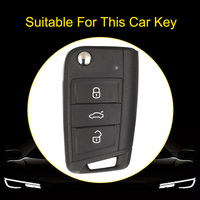Innofit VON1 Housse de clé de voiture en TPU souple pour Volkswagen Jetta Vs5 Vs7 Va3 Va7 Nouveaux Luxe accessoires automobiles