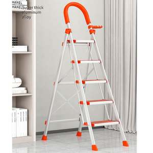 <span class=keywords><strong>Escalera</strong></span> <span class=keywords><strong>plegable</strong></span> de aluminio portátil del fabricante de China, diseño moderno de bajo <span class=keywords><strong>precio</strong></span> para supermercados, baños y escuelas - Product Image 5
