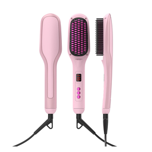 Profession elle benutzer definierte Logo Mehrzweck hitze beständige Haarstyling-Tools Organizer Haar glätter Bürste für Frauen - Product Image 1