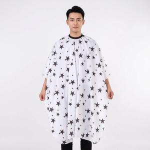 Inyint Nuevo Paquete de Capa de Barbero de Lujo con Banda Ajustable para la Cintura, Estampados de Calaveras, Material de Nylon Duradero, Opciones de Logotipo Personalizado - Product Image 2