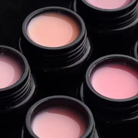 Gel Poly Rose Professionnel 15ml de Haute Qualité, Très Vendu, 8 Couleurs, Gel UV Épais et Dur pour Extension d'Ongles, Idéal pour Salons de Manucure