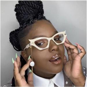 Gafas de sol rojas con forma de ojo de gato para mujer, protección UV400, montura de PC, gafas de sol modernas para exteriores, estilo Instagram, ropa de calle - Product Image 2