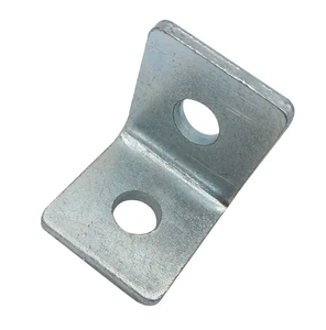 Plaque de fixation d'angle, support de poteau à 90 degrés, support d'angle à trou fendu pour poteau - Product Image 5
