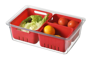 ขายร้อนตู้เย็นผลไม้ผักกล่องเก็บพลาสติกภาชนะบรรจุอาหารกล่องเก็บ - Product Image 3