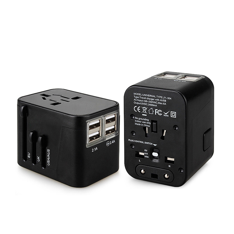 Travelsky 2022 международных 3.5A несколько Универсальное зарядное устройство с 4 usb зарядное устройство, универсальное зарядное устройство