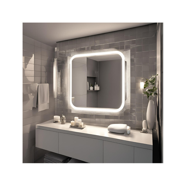Modern LED Light Smart Mirror with Touch Sensor Switch Salon Hotel Home Use Design Wholesale From Home