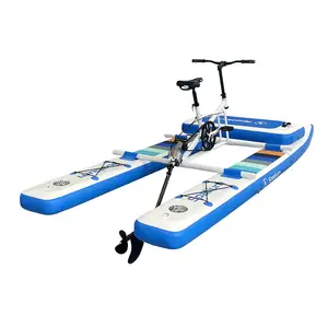 Bicicleta de pedal de agua para deportes marinos personalizada favorita, bicicleta flotante inflable para niños