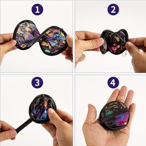 Ventilateurs pliables portables pour les voyages, design ultra compact et pliable pour se rafraîchir en déplacement, les vacances, les trajets quotidiens, l'extérieur - Product Image 2