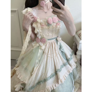 Robe Lolita <span class=keywords><strong>Princesse</strong></span> Wandering Wind JSK à jupe irrégulière et désordonnée pour femmes adultes - Product Image 2
