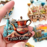 Imán de nevera con diseño de derviche giratorio de café turco tradicional, recuerdo de viaje, regalo, decoración del hogar, China continental