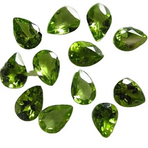 Pera peridoto natural facetado corte 6X9MM Color verde venta al por mayor piedras preciosas sueltas calidad superior para la fabricación de joyas a precio al por mayor - Product Image 2