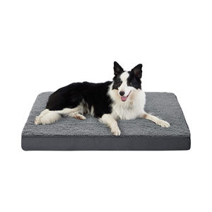 بطانية سميكة للخريف والشتاء للكلاب والقطط حصيرة الحيوانات الأليفة الكبيرة/الصغيرة عالية الجودة من ألياف الخيزران رغوة الكتان الدافئة - Product Image 3