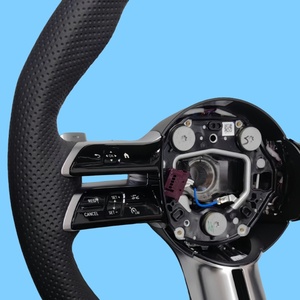 Volante AMG de cuero modificado para <span class=keywords><strong>Mercedes</strong></span>-Benz, accesorio de modelo antiguo para volante <span class=keywords><strong>Mercedes</strong></span> benz clase c W205 Amg - Product Image 2