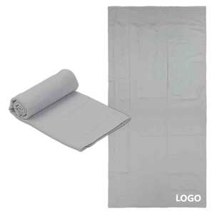 Custom Logo <b>Microfiber</b> <b>Beach</b> <b>Towel</b> Quick Dry Sports Gym <b>Towel</b> Ultra Light All Season - Product Image 1