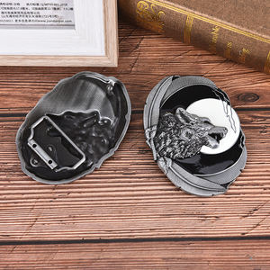 Boucle de ceinture en alliage de zinc, grande taille, style western <span class=keywords><strong>cowboy</strong></span>, motif petit cheval, boucle de ceinture de loisirs - Product Image 2