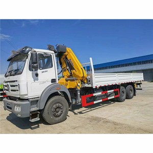 รถบรรทุกติดเครนพับได้ Beiben 6x4 พร้อมเครนสำหรับขาย - Product Image 5