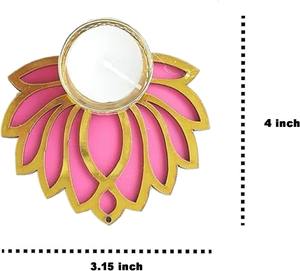 เทียนตกแต่งงานแต่งงานของชาวอินเดียที่วางเทียนบนโต๊ะสำหรับตกแต่งบ้านและเทศกาลดิวาลี - Product Image 5