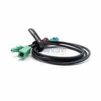 Cableado Automotriz Dual HSD de 4 Pines Hembra a Conector Personalizado para Cámara, ADAS e Infotainment