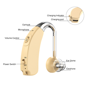 Aide auditive rechargeable BTE bon marché, sans ordonnance, derrière l'oreille, amélioration du son pour adultes et seniors malentendants - Product Image 3