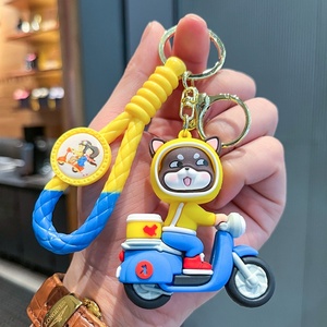 Nuevo Llavero de Silicona 3D con Diseño de Dibujos Animados, Llavero de Goma con Forma de Animal, Llavero de PVC 3D, Llavero Kawaii - Product Image 5