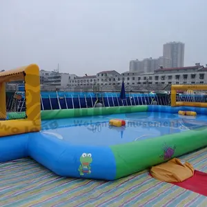 Brinquedo inflável comercial de salto inflável para crianças, quadra de voleibol personalizada, novo design de alta qualidade e flutuação