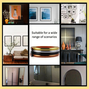 Modanatura Flessibile Personalizzata in PVC Autoadesiva, Strisce Semicircolari <span class=keywords><strong>per</strong></span> <span class=keywords><strong>Pareti</strong></span> di Sfondo, Cornici <span class=keywords><strong>per</strong></span> Specchi, Decorazione Domestica - Product Image 3