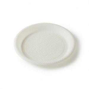 Assiette ronde à 4 compartiments en amidon de maïs, biodégradable, jetable - Product Image 4