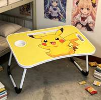 Table pliante portable économique pour ordinateur portable, bureau multifonction pour lit, dortoir, canapé, bureau à domicile, bureau d'étude et d'écriture