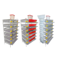 Cages de batterie professionnelles pour l'élevage de cailles en élevage intensif
