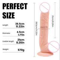 Dildo extra-long le plus vendu pour femmes, pénis artificiel, jouet pour adultes, jouet sexuel