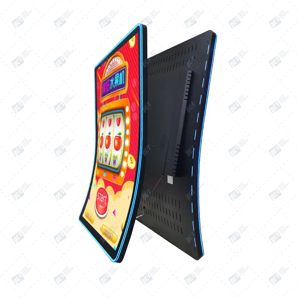 43 49 pouces écran tactile capacitif Led vertical moniteur compétence jeu Machine incurvé affichage kiosque écran tactile moniteur